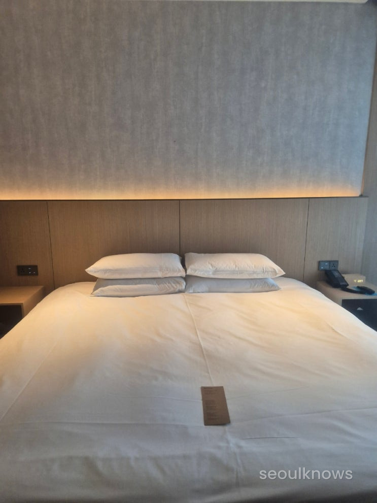 Standard Queen, warm interior tone, queen-sized mattress.