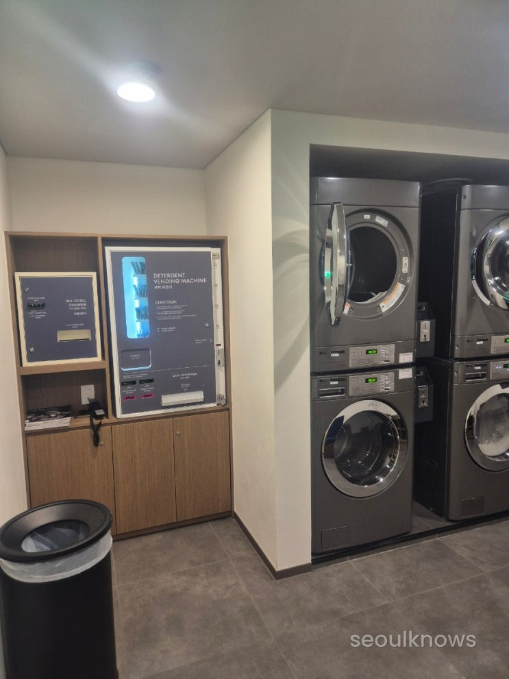 Fitness center, basic equipment, more of a token amenity than a serious gym.