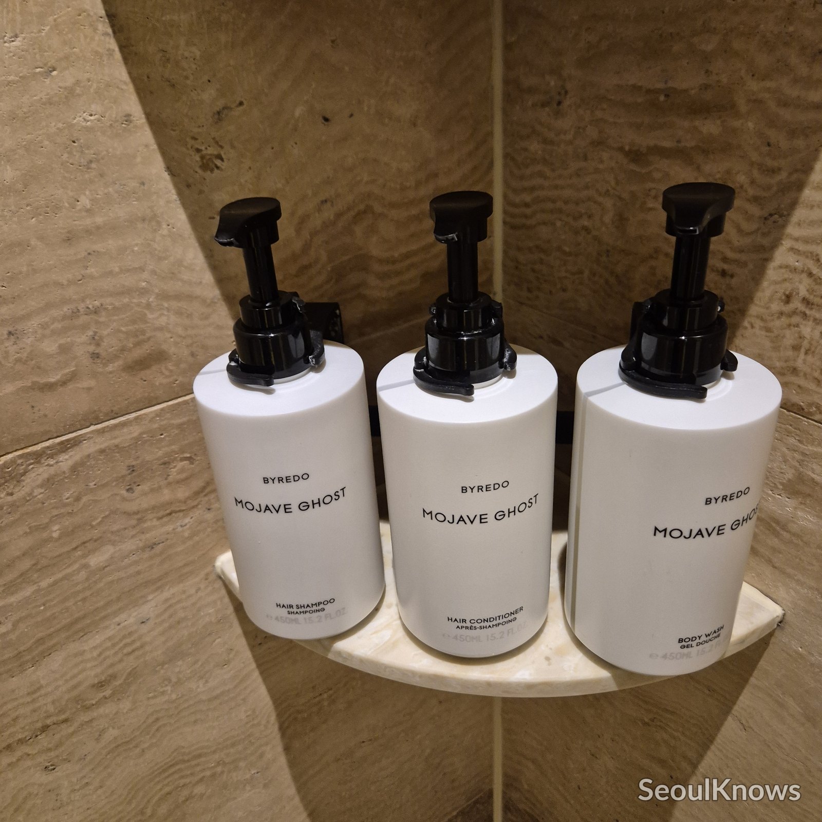 Conrad Seoul bathroom amenities