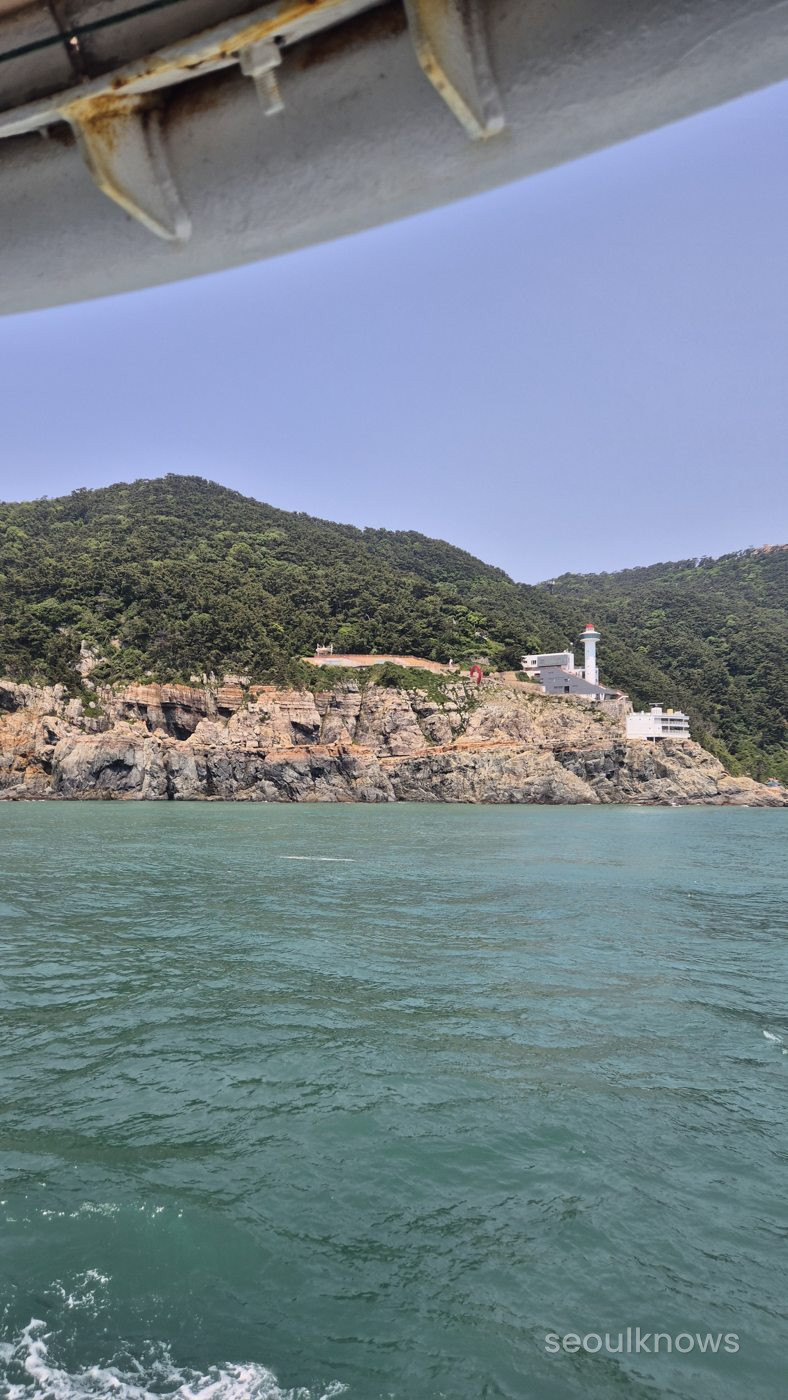 Sea and coastline from the Jagalchi Cruise
