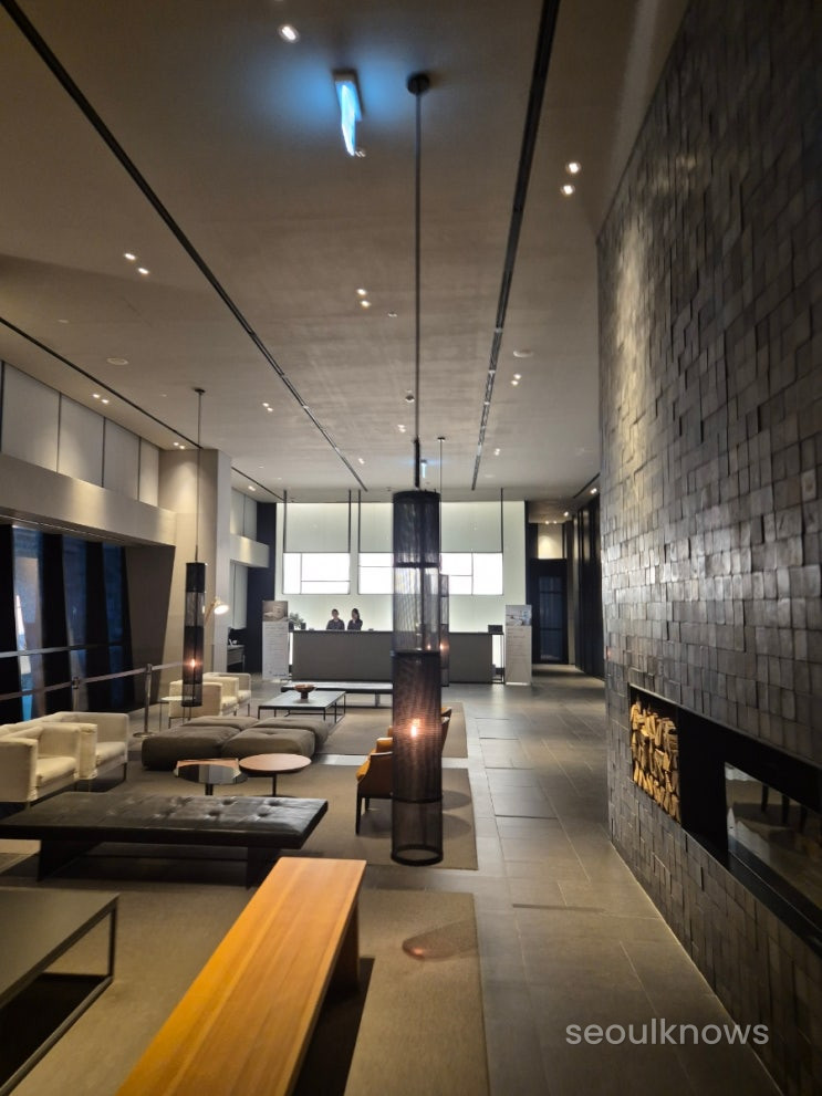 신라스테이 해운대 라운지 모던 인테리어 lounge interior