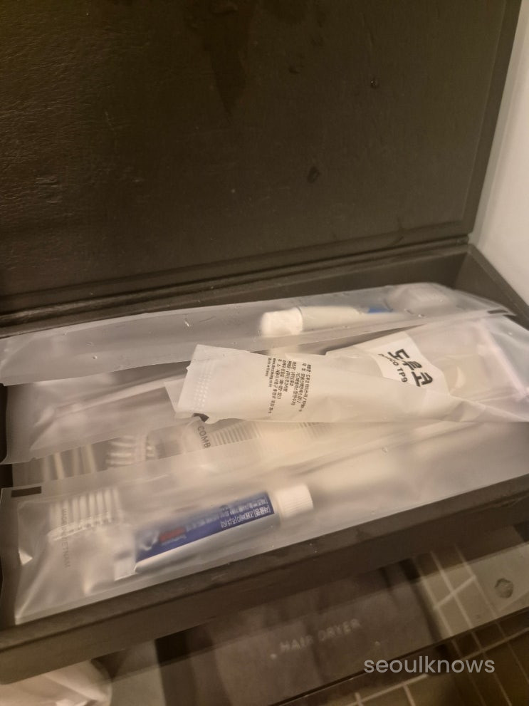신라스테이 해운대 무료 미니바 free minibar