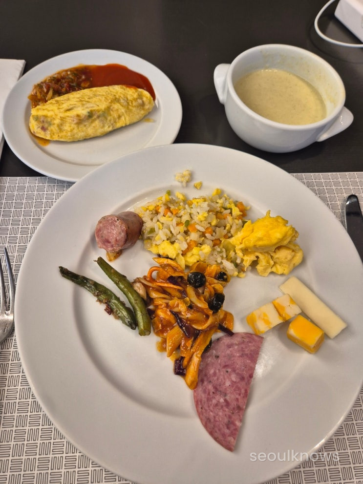 신라스테이 해운대 조식 코너 buffet station