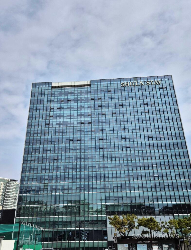 신라스테이 해운대 외관 정면 Shilla Stay Haeundae facade