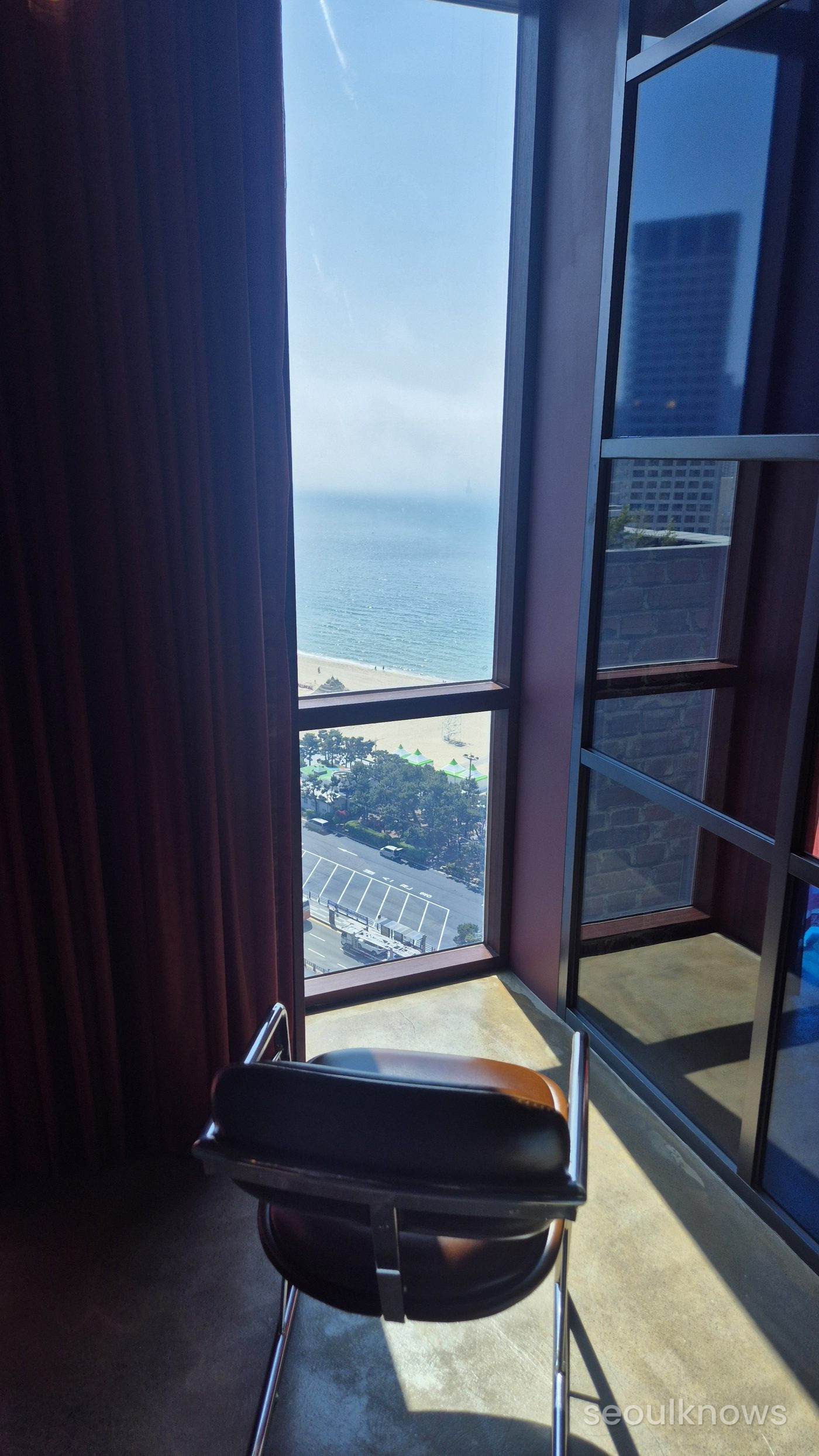 Ocean view from the lounge