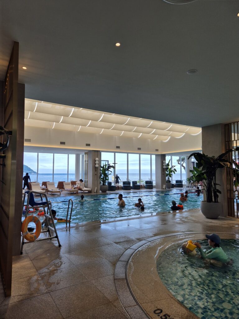 The Westin Josun Busan beachfront indoor pool 1