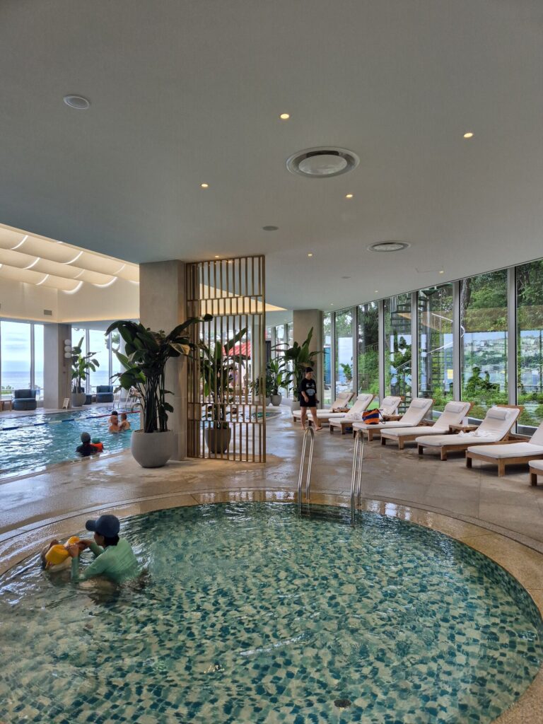 The Westin Josun Busan beachfront indoor pool 2