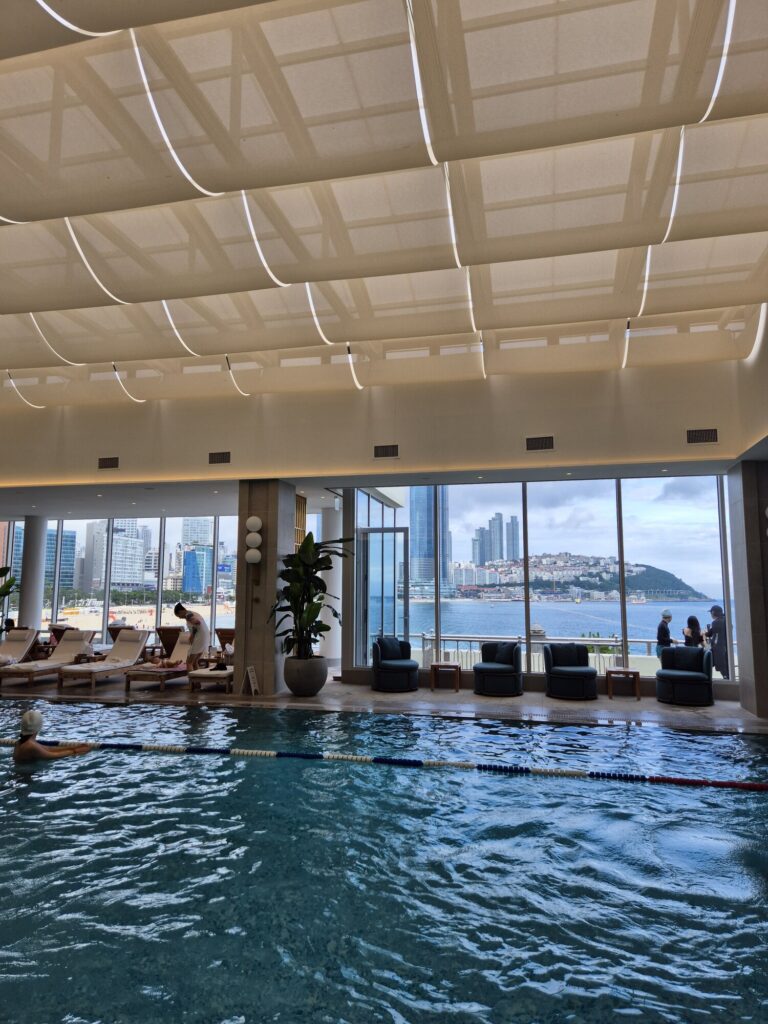 The Westin Josun Busan beachfront indoor pool 7