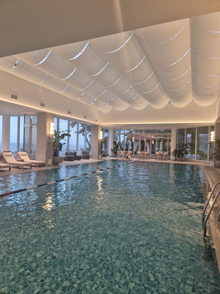 The Westin Josun Busan beachfront indoor pool 6