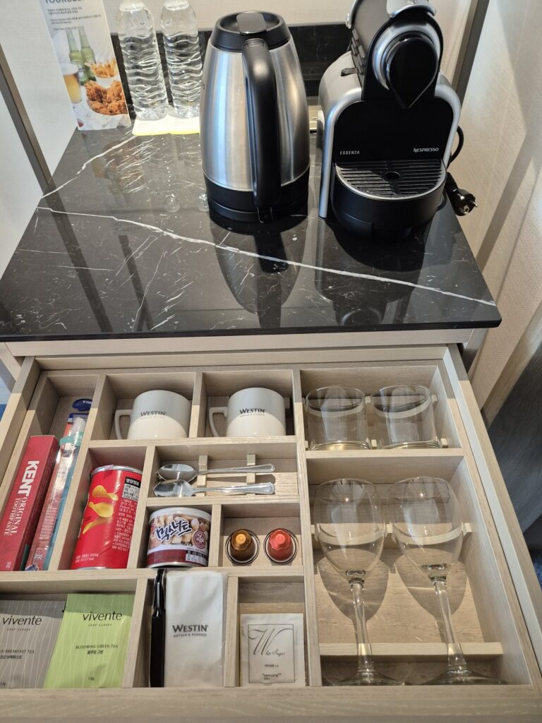The Westin Josun Busan room amenities 2