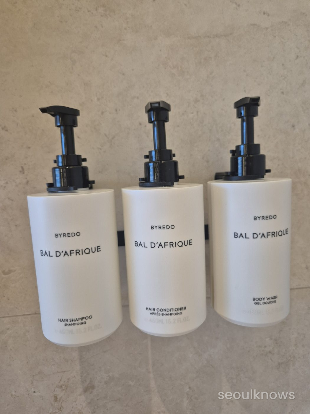 BYREDO Bal d'Afrique amenities at Wyndham Grand Busan