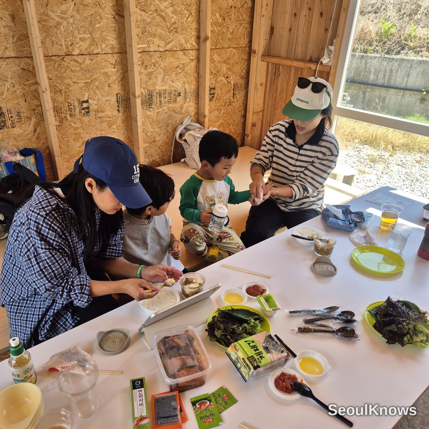 HAUS PLAY LAB cabin BBQ meal