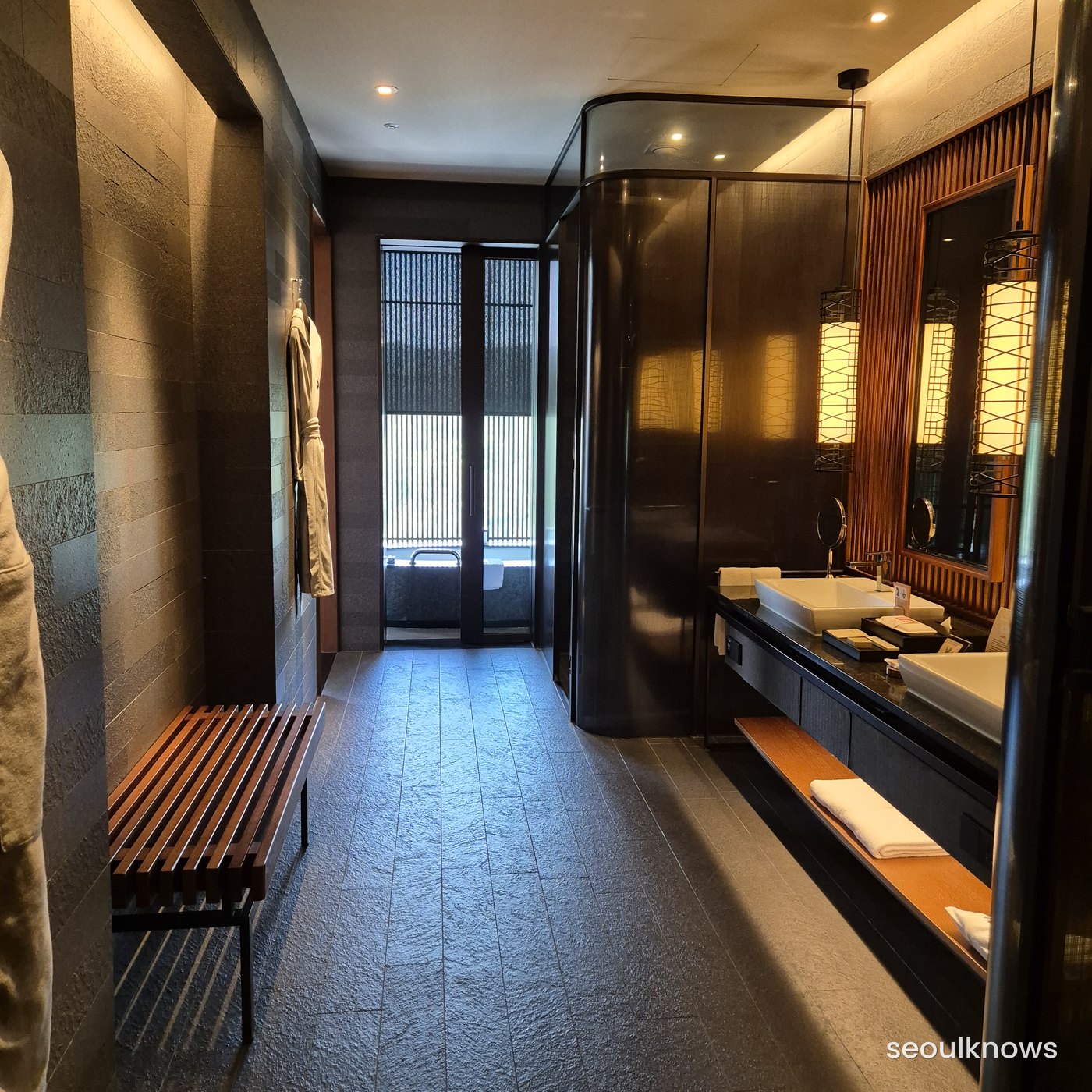 Cabin room seating and window at Ananti Cove