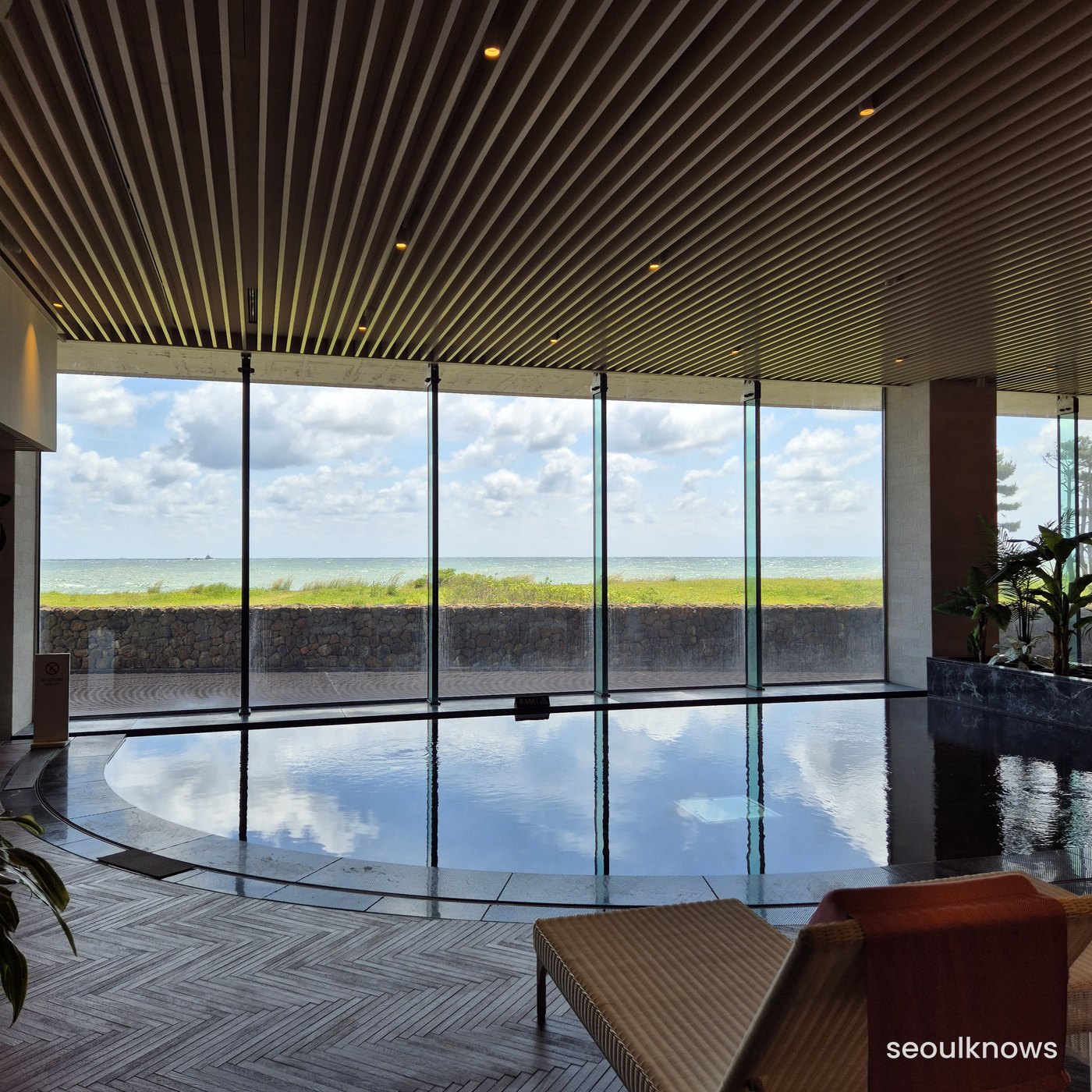 Media-art indoor pool at Ananti Waterhouse