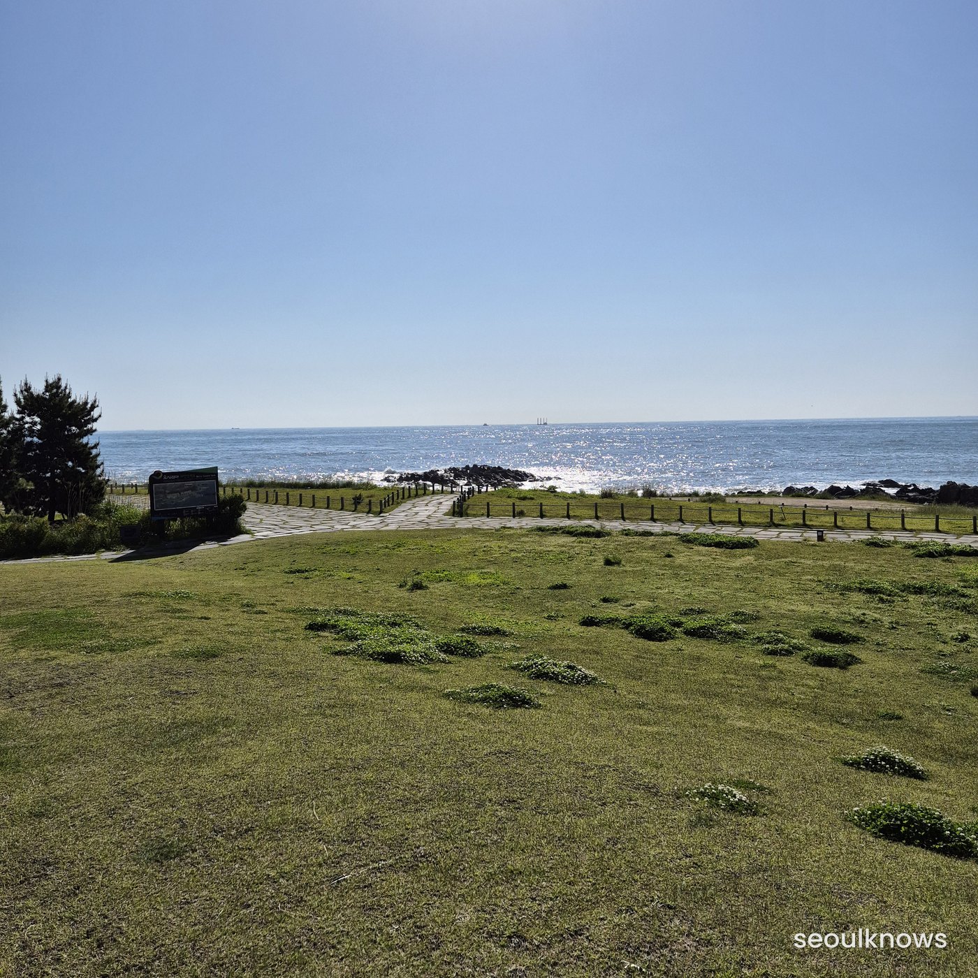 Seaside coastal walking path at Ananti at Busan Cove