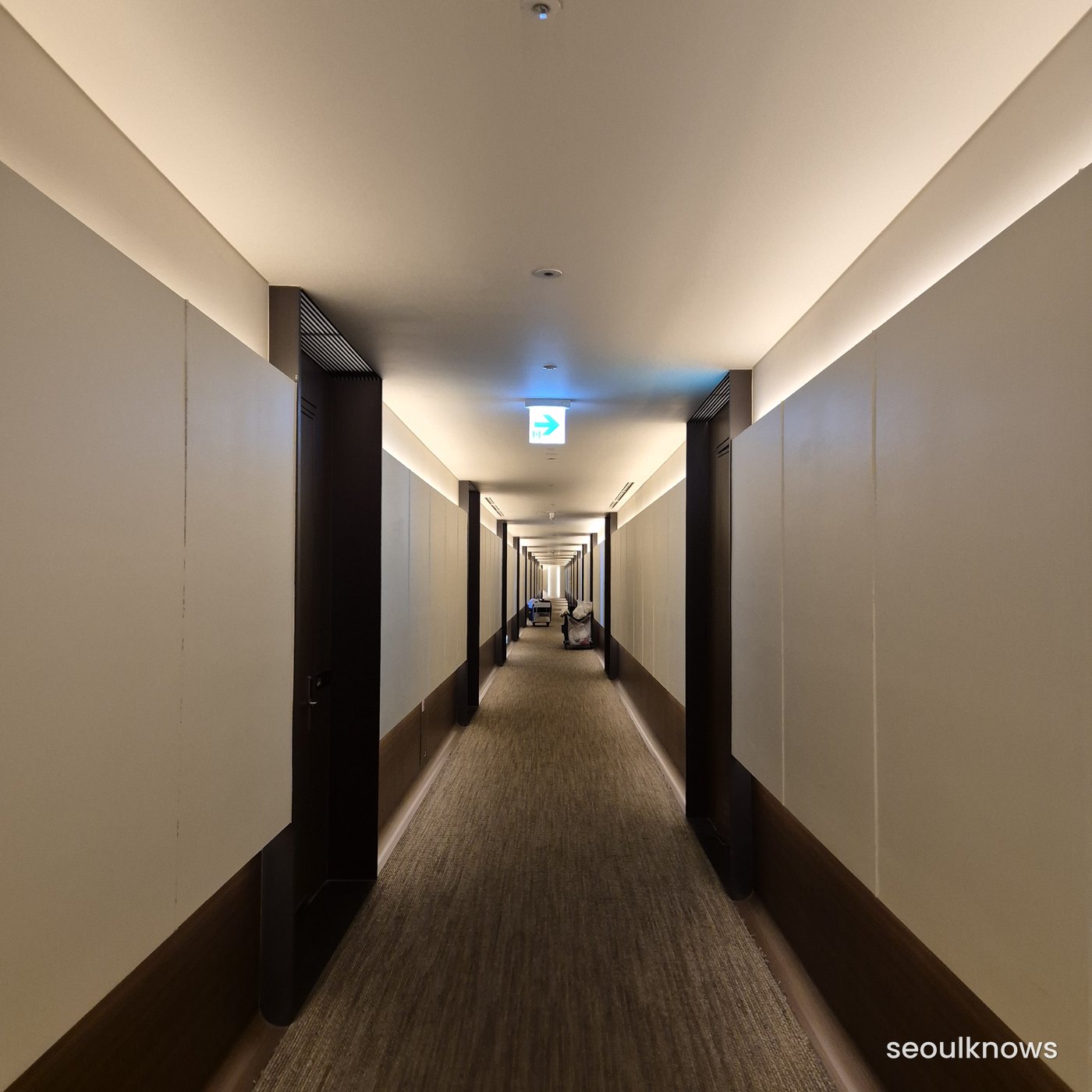 Cabin corridor at Ananti at Busan Cove