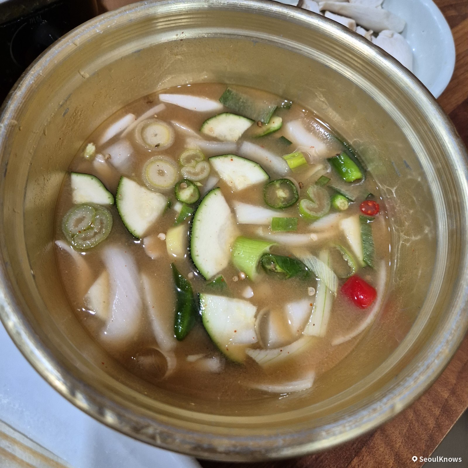 Doenjang jjigae soybean stew at Asura Gijang