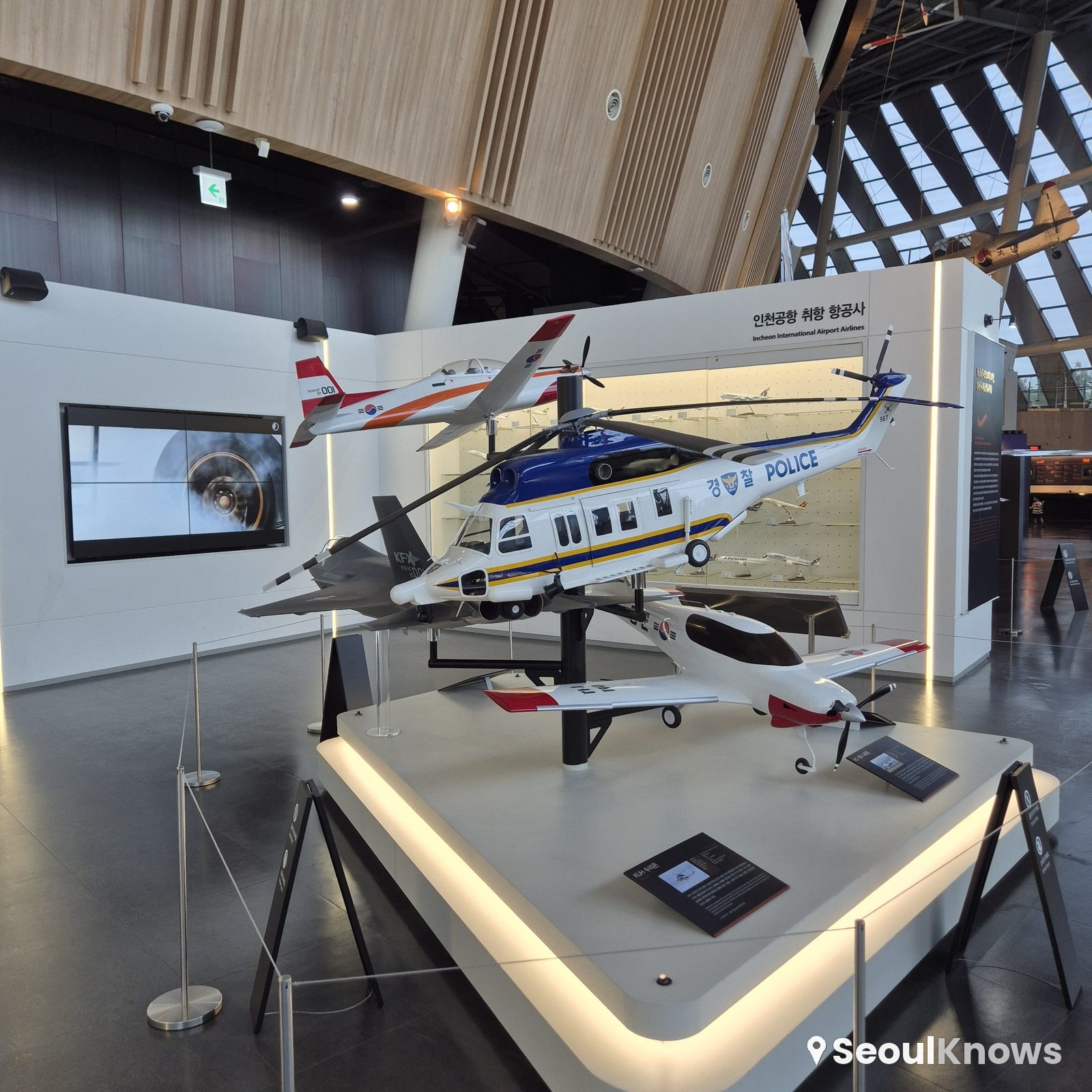 Historic aircraft on display
