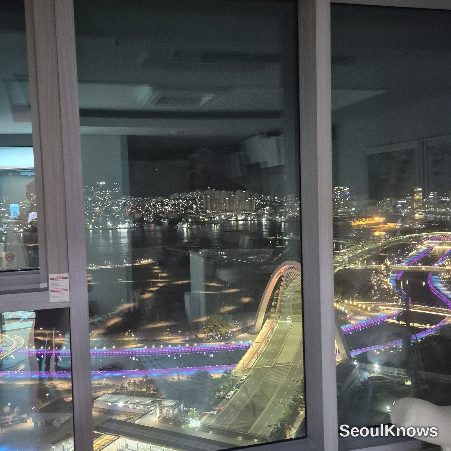 Brown Suites Busan Station night view