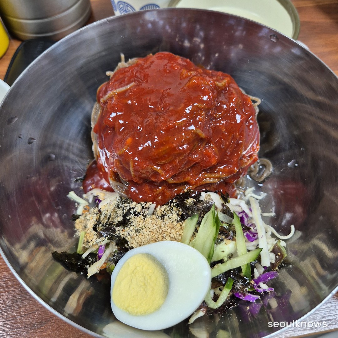 Bibim-naengmyeon spicy cold noodles