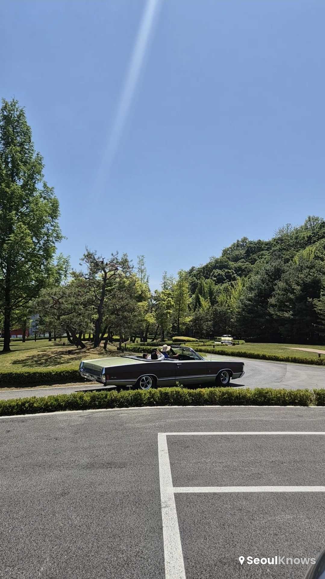 Convertible classic car outdoors