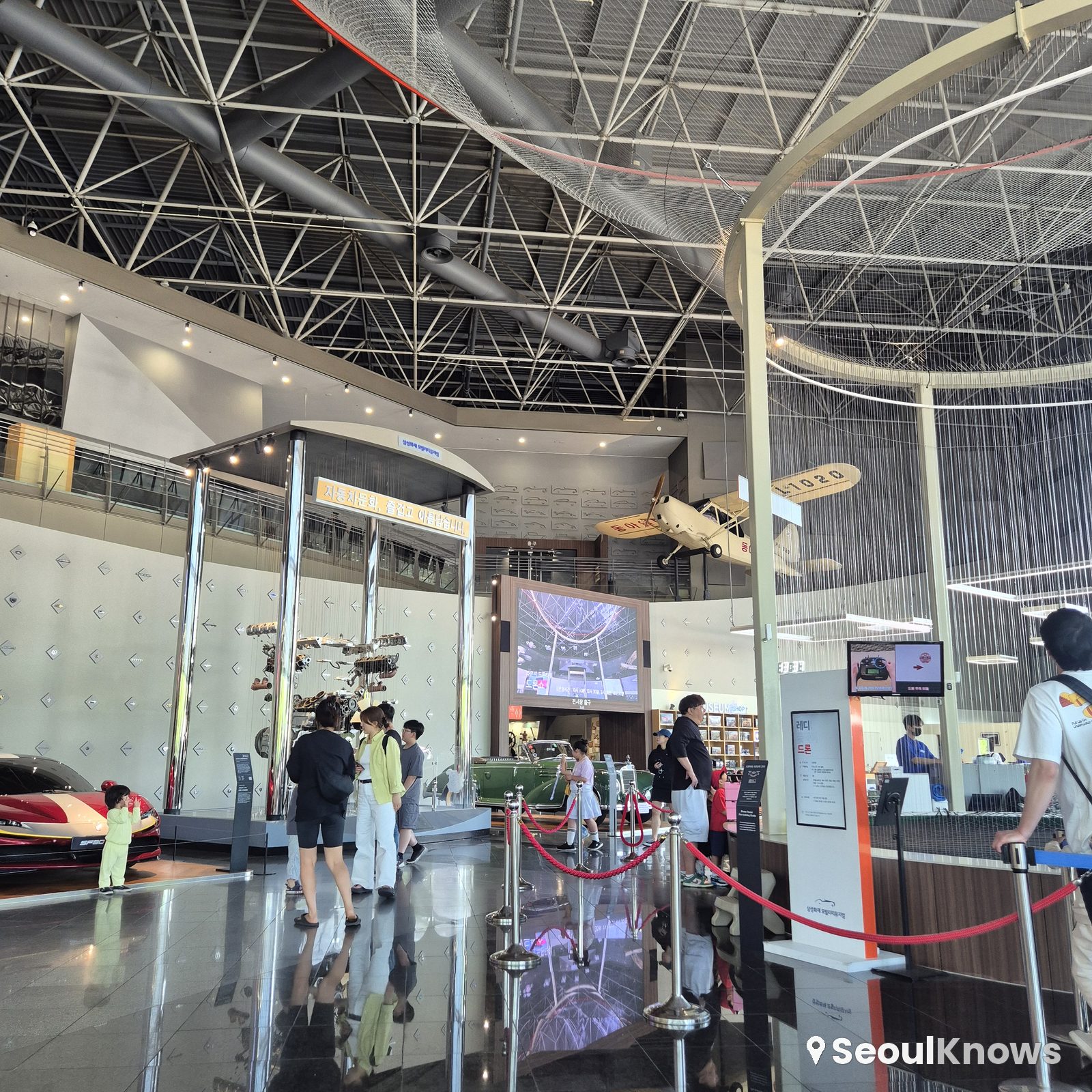 Outdoor tent rest area interior