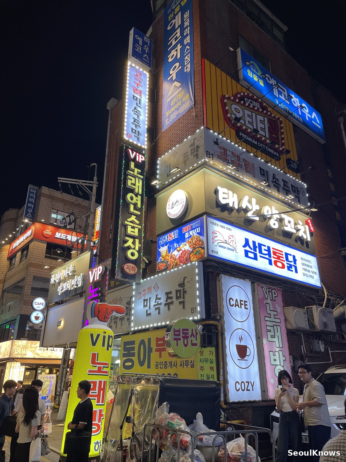 How a Korean Drinking Street Works: Rounds, Noraebang and the Motels at the End