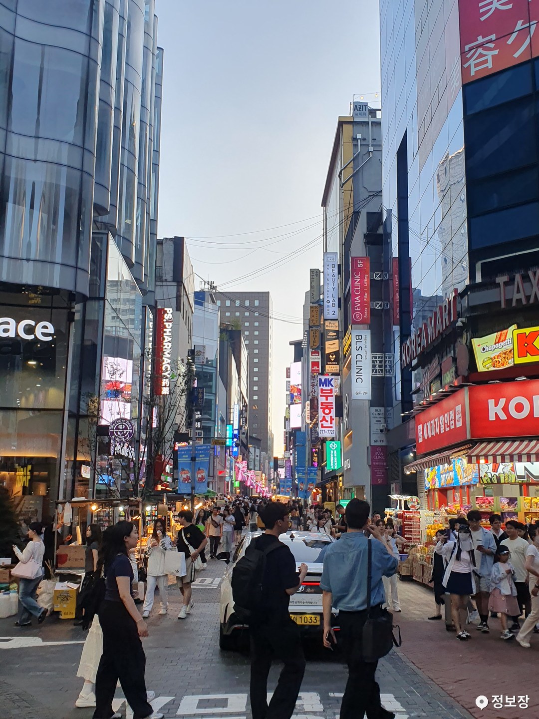 Myeongdong street by day