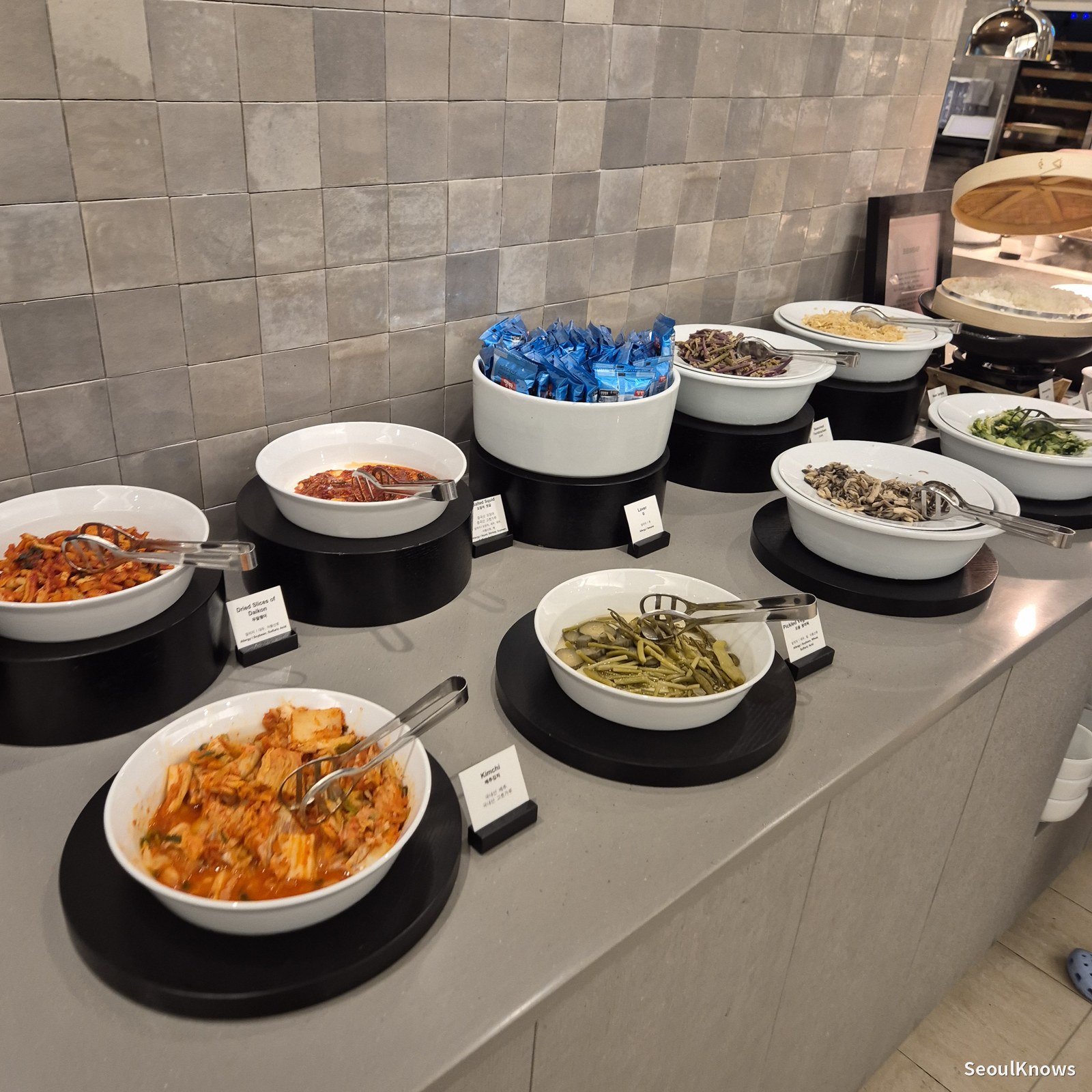 Shilla Stay Jeonju breakfast Korean hot dishes