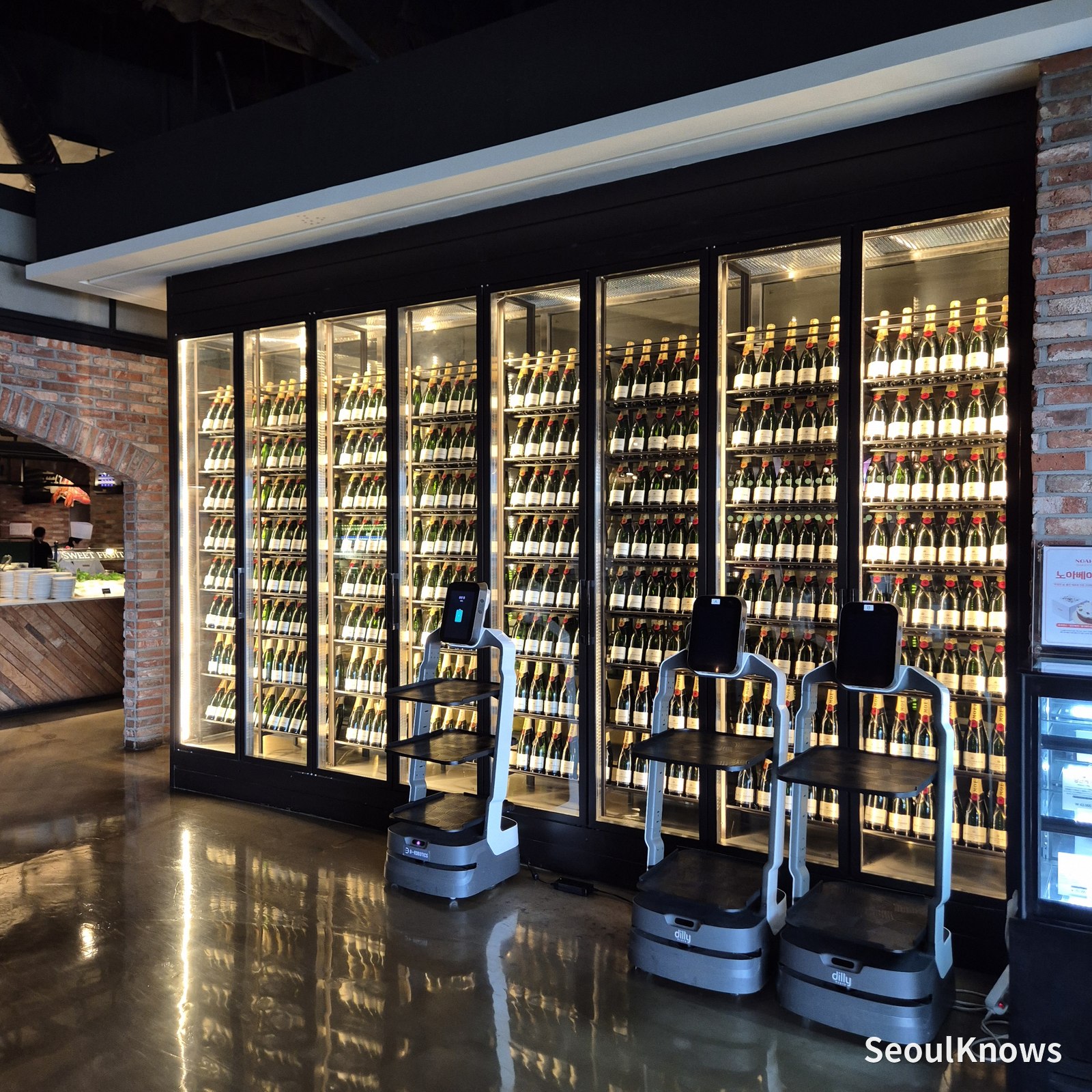 Wine cellar at Viking's Wharf COEX