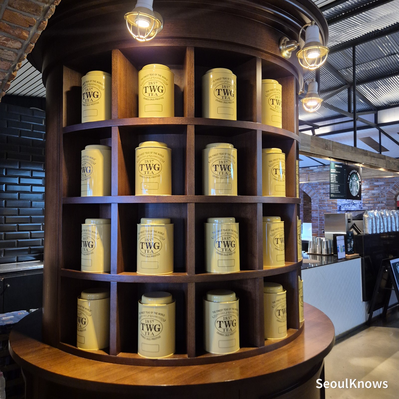 TWG tea display at Viking's Wharf COEX