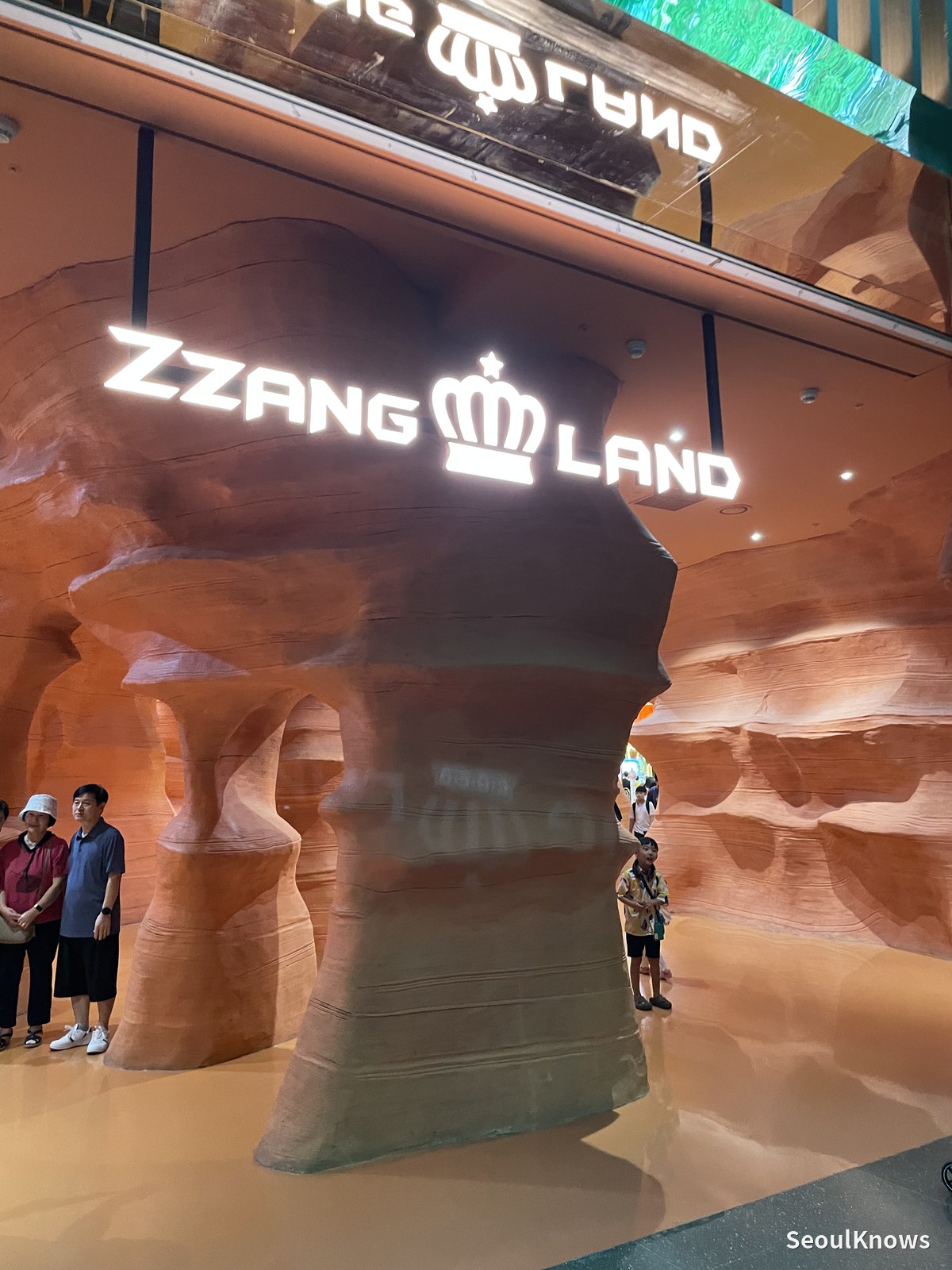 ZZANG LAND arcade entrance at Inspire Mall